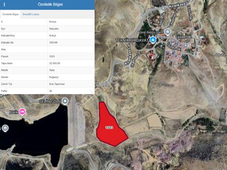 Malas Göletinin Dibinde İşyapar Gayrimenkulden 5,600 M² Arazi