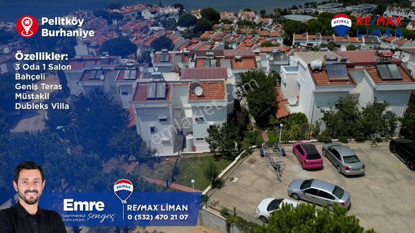 Pelitköy'de Satılık Deniz Manzaralı Vılla