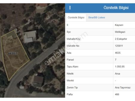 Fed Global / Becen Mahallesi 1050 M2 Villa İmarlı Satılık Arsa