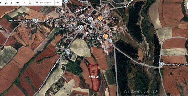 Arnavutköy Dursunköyde Satılık Arsa , 152 M2 Caddeye Yakın Hisseli İmarlı