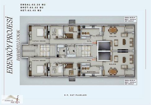 Projeden Satılık 2+1 Daire Fırsatı