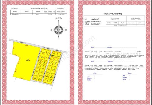 Tekirdağ Hayrabolu Danışment Köyünde 248 M2 Fırsat Arsa...