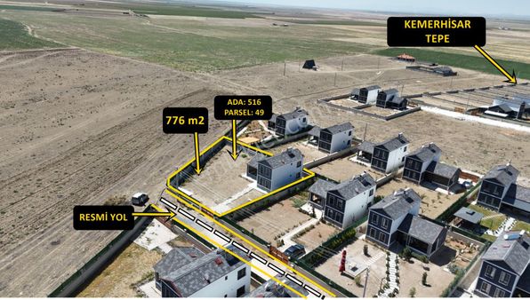 E.gökal Dublex ! Full Yapılı ! 3+1 ! K.hisar Tepe 776 M2 Arsa !