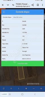 Denizli Çardak Çaltı Havaalanına 1,9 Km Uzaklıkta Satılık Bahçe