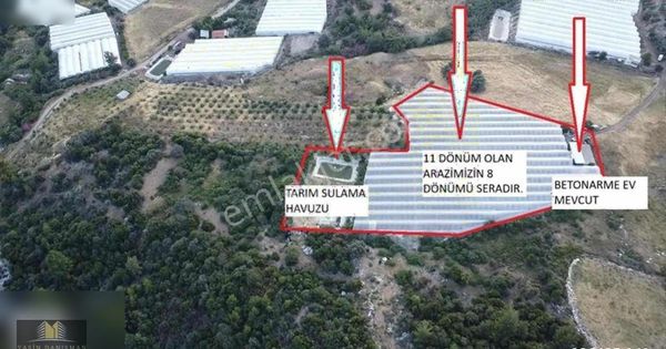 Kumluca İncirci̇kte Yüksek Getirili Satılık Sera Fırsatı!