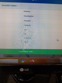 Konya Seydişehir Akcalar Mahallesinde Satılık Tarla