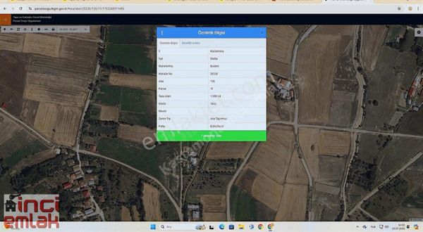İmarlı 2 Katlı Ev Yapılabilir Bin M2