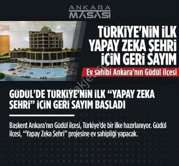 Güneyce De Yapay Zeka Şehri Ve Hitit Ayaş Otele Komşu İmarlı Kelepir Parsel