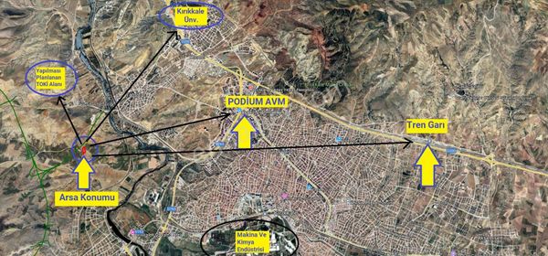 Yatırımın Gözdesi Kırıkkale'de 15 Kat İmarlı, Kaçmayacak Fırsat Arsası