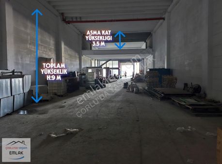 Türkgücü Osb'de,demir Ekosan'da,925m²,h:9m,kiralık İmalathane