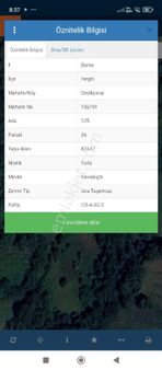 Bursa İnegöl Gedikpınar Mahallesi Satılık 824 Mt Tarla