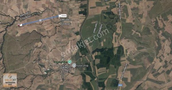 Tekirdağ Harabolu Çıkrıkçı Mahalesi Satılık 306 Metrekere