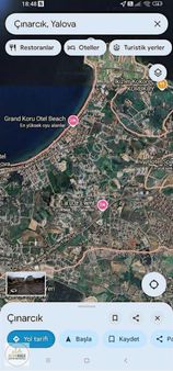 Çınarcık'ta Tek Tapu Deniz Manzaralı Kupon Arsa