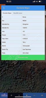 Nilüfer Güngörende 4590 M² Tek Tapu Arazimiz Harika Manzaralı