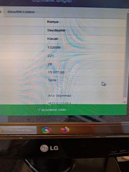 Konya Seydişehir Kavak Mahallesinde Satılık Tarla