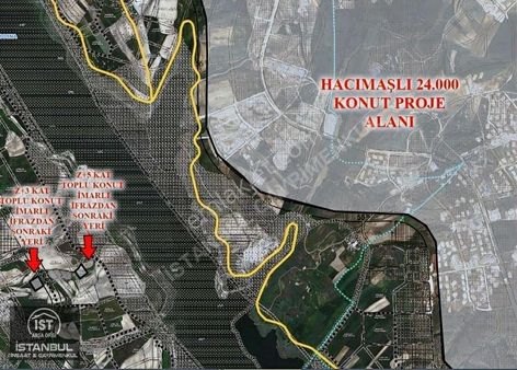 Arnavutköy Sazlıbosnada İnşaatların Karşısında 214m² Arsa