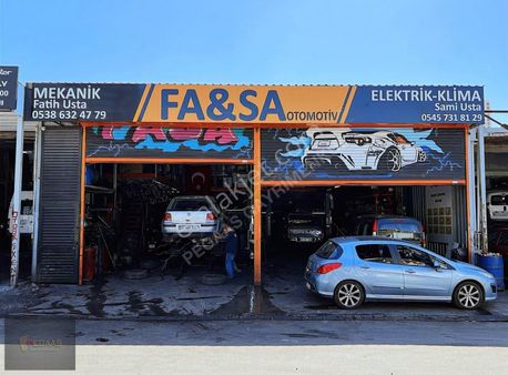 Pegaas'tan Evren Oto Sanayi Sitesinde 290m2 Satılık Dükkan