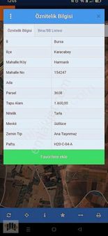 Karacabey Harmanlı'da Satılık Tarla