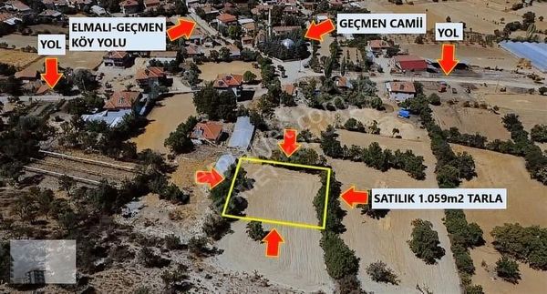 Mehmet Kurubaş Emlak'tan G﻿eçmen Mah.1.059m2 Satılık Tarla
