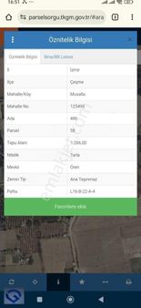 Hüseyin Öziç'den Ovacık Musallada Yola Sıfır Tarla