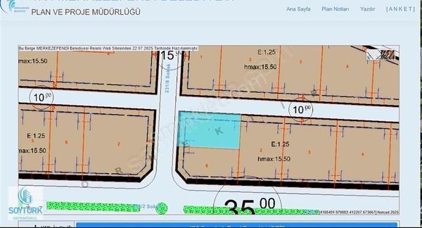 Soytürk'den Çakmak Ta En Gözde Mevki 10 Dairelik Köşe Parsel