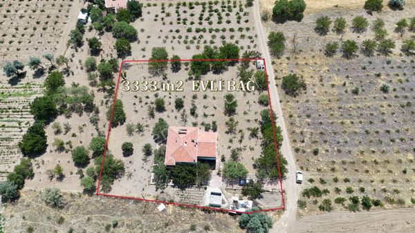 İncesu Garipçede 3333 M2 Arsalı Satılık Evli Bağ