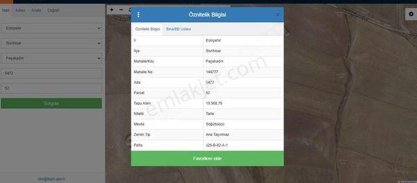 Loft Gayrimenkulden Sivrihisar Paşakadın 'da Satılık Tarla