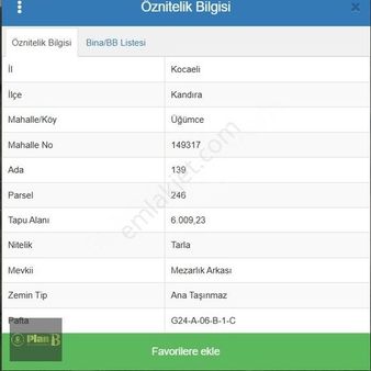 Kandıra Üğümcede %5 İmarlı, 6.000 M² Yatırımlık Tarla