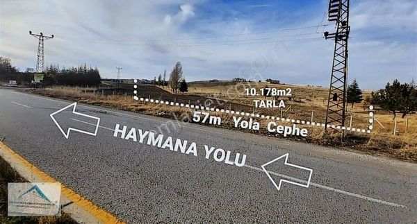 Gölbaşı Gökçehöyük Mah. Haymana Yoluna Cephe 10.150m2 Tarla