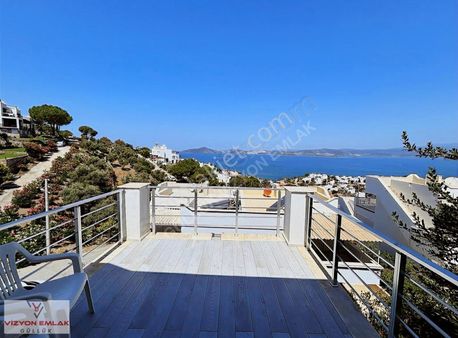 Milas Güllük Oba Sitesinde Full Deniz Manzaralı Satılık Villa