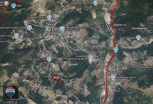 Kocaelı Gölcük Hamıdıye Köyünde 8.840 M² Satılık Tarla