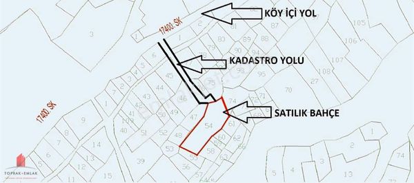 Karadiğinderesi Köy İçi Müstakil Yolu Olan 365m2 Satılık Bahçe