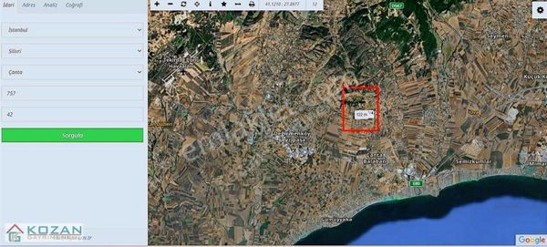 Silivri,çanta,balaban ,müminçavuş,da 4.550.00 M2 Tarla