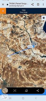 Direkli Sekiĺi Sırında 46 Donum Yatırımlık Arazi