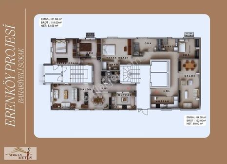 Projeden Satılık 2+1 Daire Fırsatı