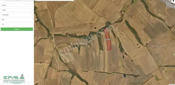 Edirne Havsa Cumhuriyet Mahallesi 5.920 M2 Kupon Tarla