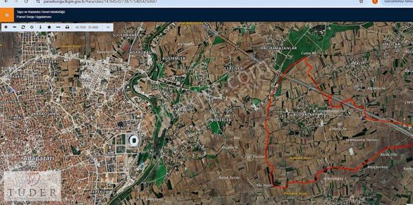 Adapazarı Budaklar'da 1.360 M² Tarla Yatırımlık Fırsat!