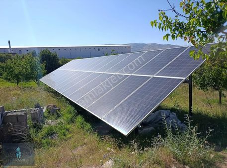 Lg'den Pulutlu Köyünde Ges'li Damla Sulamalı Kayısı Bahçesi