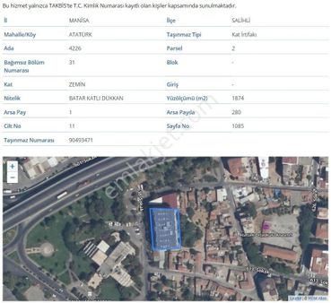 Temizel Gayrimenkul; Manisa - Salihli De Satılık Batar Katlı İşyeri