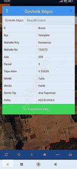 Relax Tr Gayrimenkul Bursa Yenişehir Kara Amca Satılık Tarla