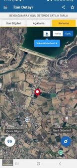 Küçük Menderes'ten Beydağ Giriş Yanı Satılık Verimli Düz Tarla