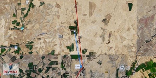 Bünyan Gergeme De Anayola 250 Mt Mesafede 9818 M2 Tarla