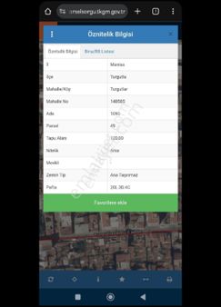 Turgutlu Eymen Emlak'tan Satılık 4 Kat İmarlı Arsa ✅
