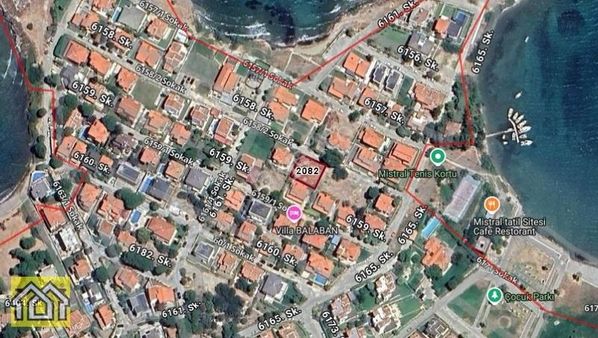 Denize 50 Metre Mesafede 2 Kat %20/40 İmarlı Arsa