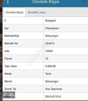 İnfo Gayrimenkul Tek Tapu Satılık Tarla Müstakil Ev Ve Arsası