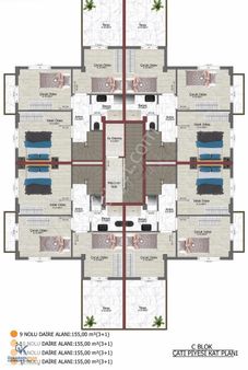 Satılık 3+1 Dublex Daire Havuzlu Site!