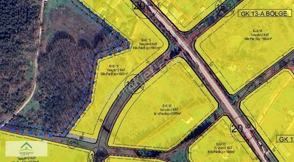 Tek Tapu Villa İmarlı Yola Cephe 9931 M2 Arsa! Hemen Başla