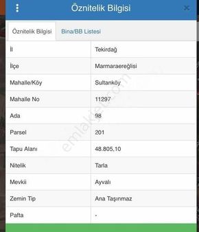 !!!!sultanköyde Fırsat Tarlaaaa!!! 5 Hisseli Tamamı Satışta!!