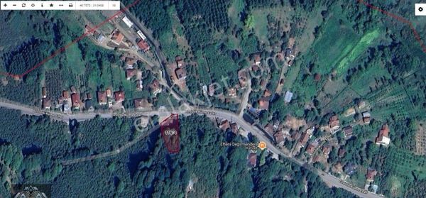 Canbulattan Hamam Üstü Köyünde 1,129 M² Satılık Arsa