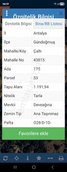 Gündoğmuş' Da Yatırımlık Arazi 1.191 M2 Acil Satılık Arazi